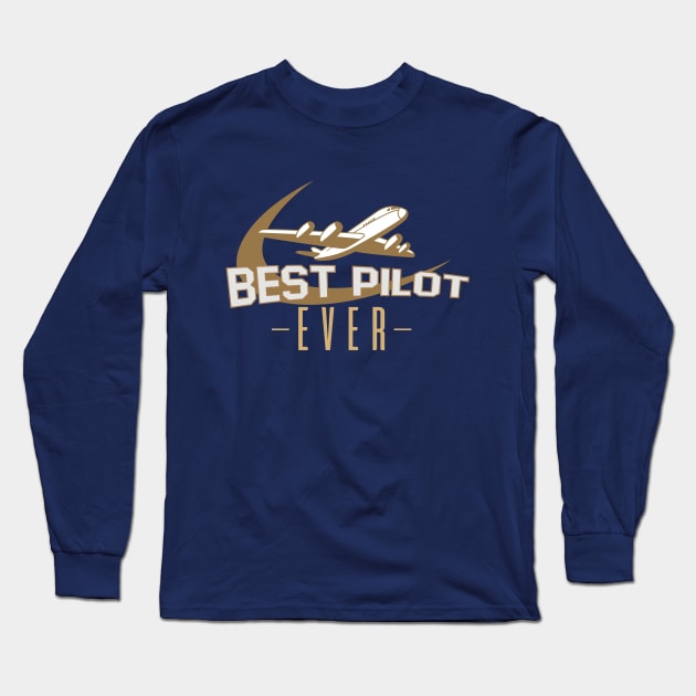 Best Pilot Long Sleeve T-Shirt by CTShirts
